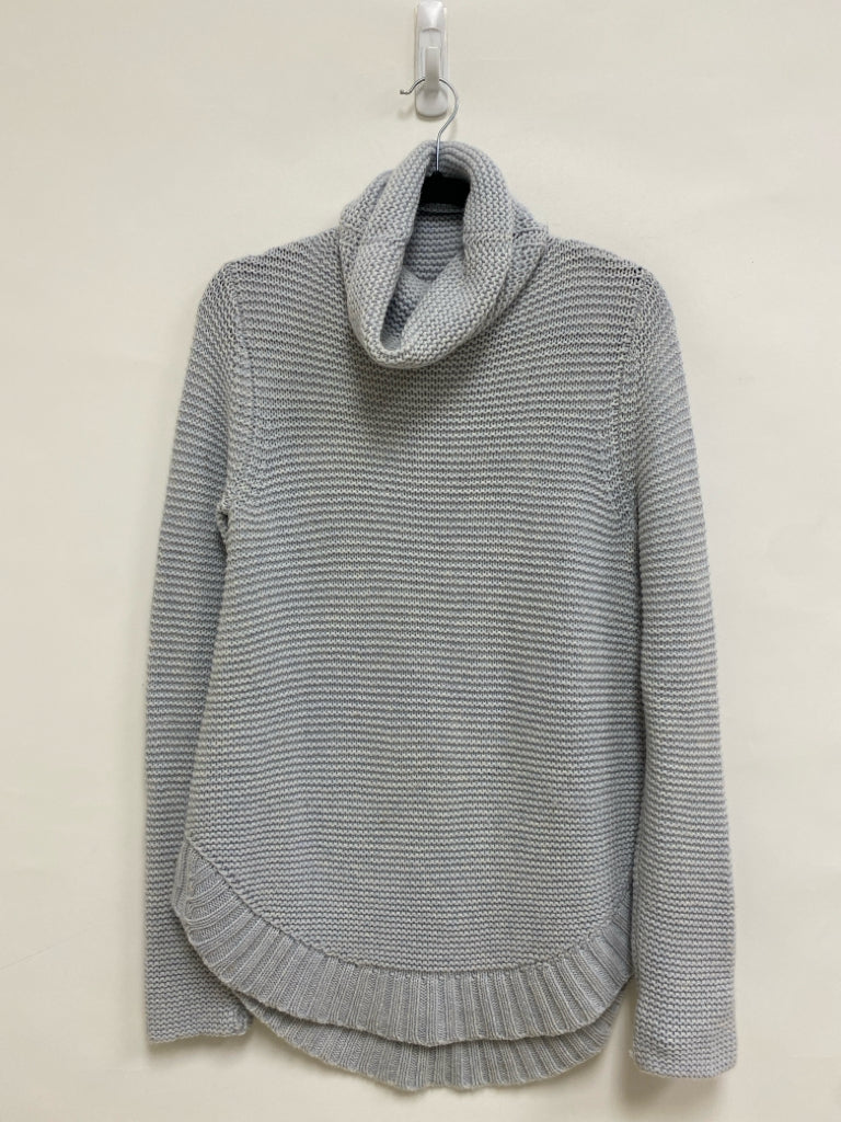 Size S Pale Blue Cowl Neck Cashmere Ladies Sweater