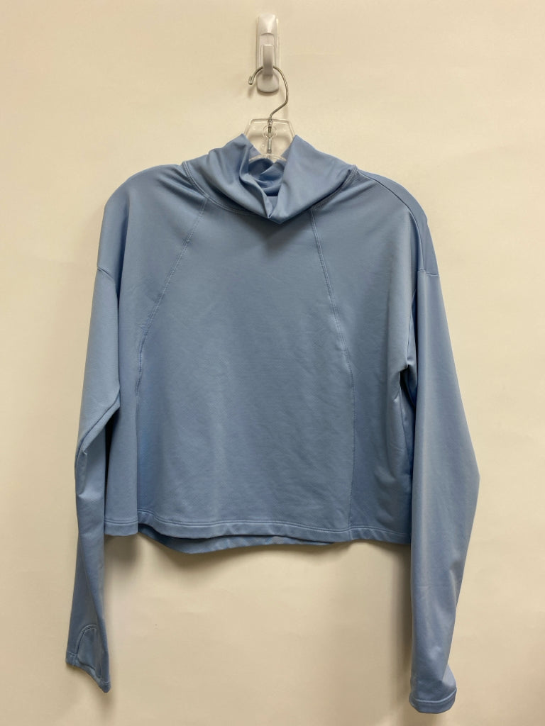 Athleta Size M Powder Blue Long Sleeve Athletic Top