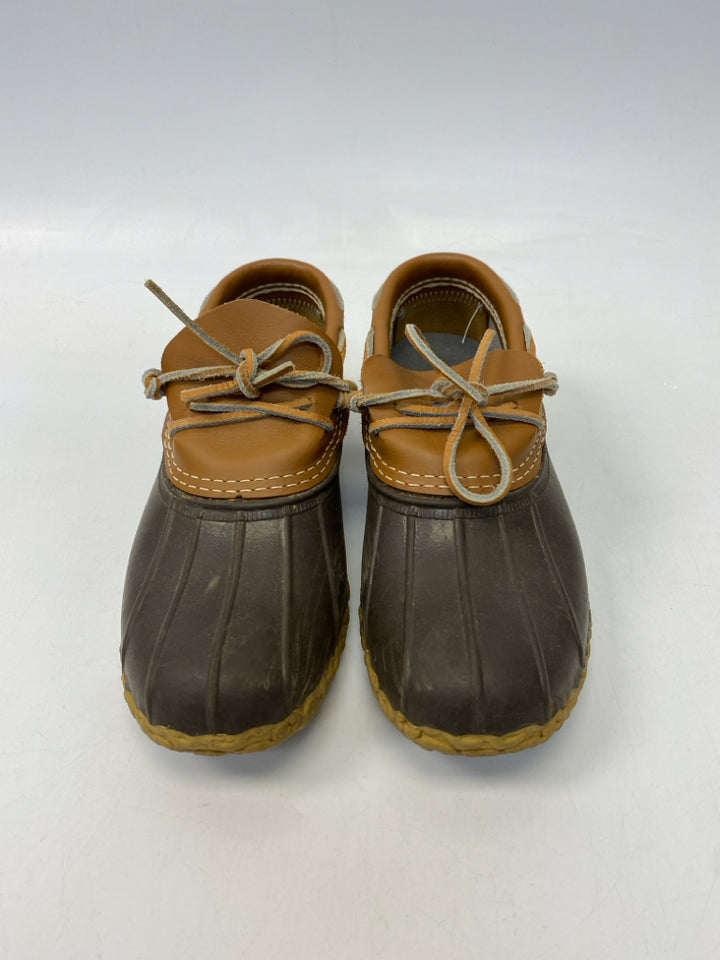 L L Bean  Size 7 Dark Brown Rubber Boots