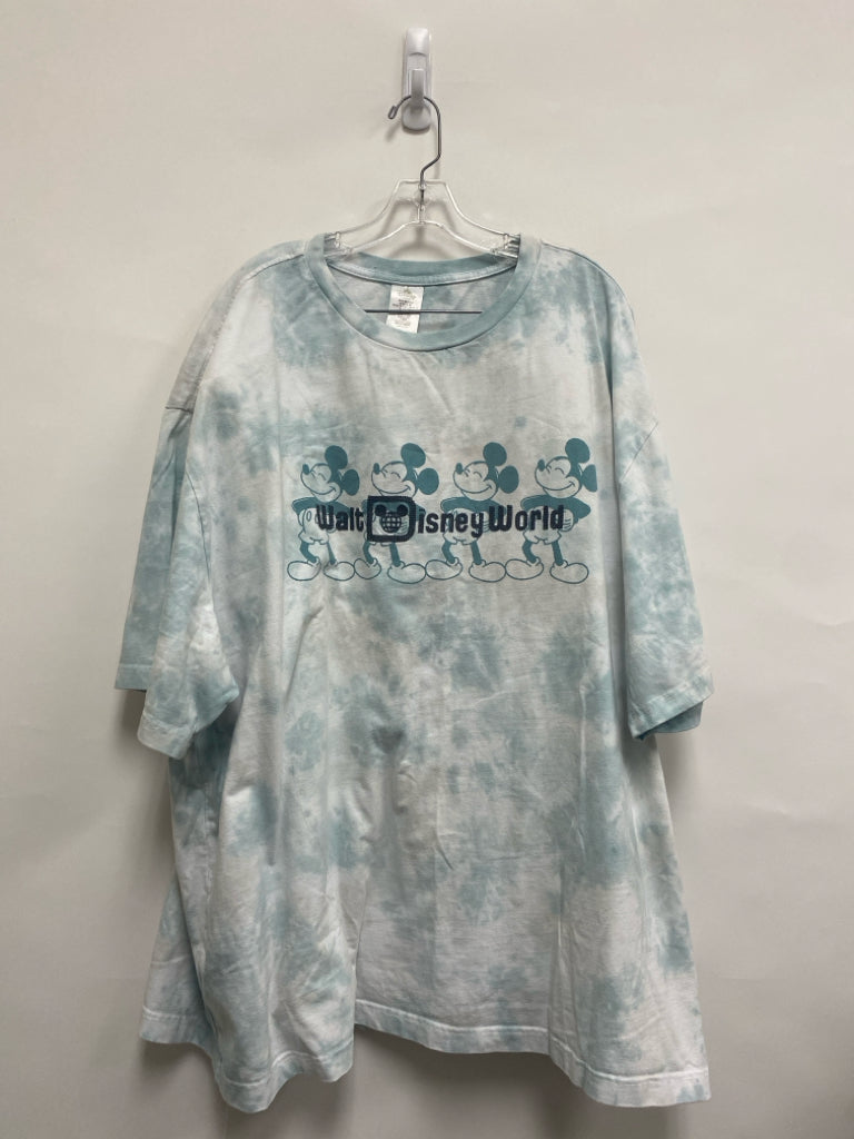 Disney  SIZE  XXL Blue White Tie Dye Plus Size 2pc