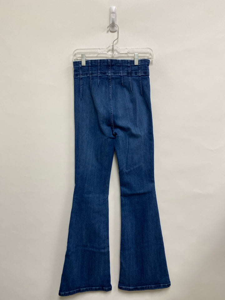 We The Free Size 27 Faded Denim Flared Ladies Jeans