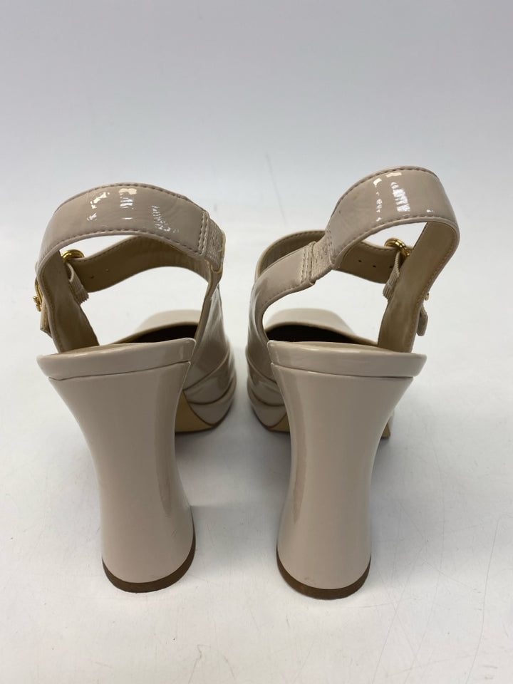 Sam Edelman US Shoe Size 7.5 Cream Patent Heels