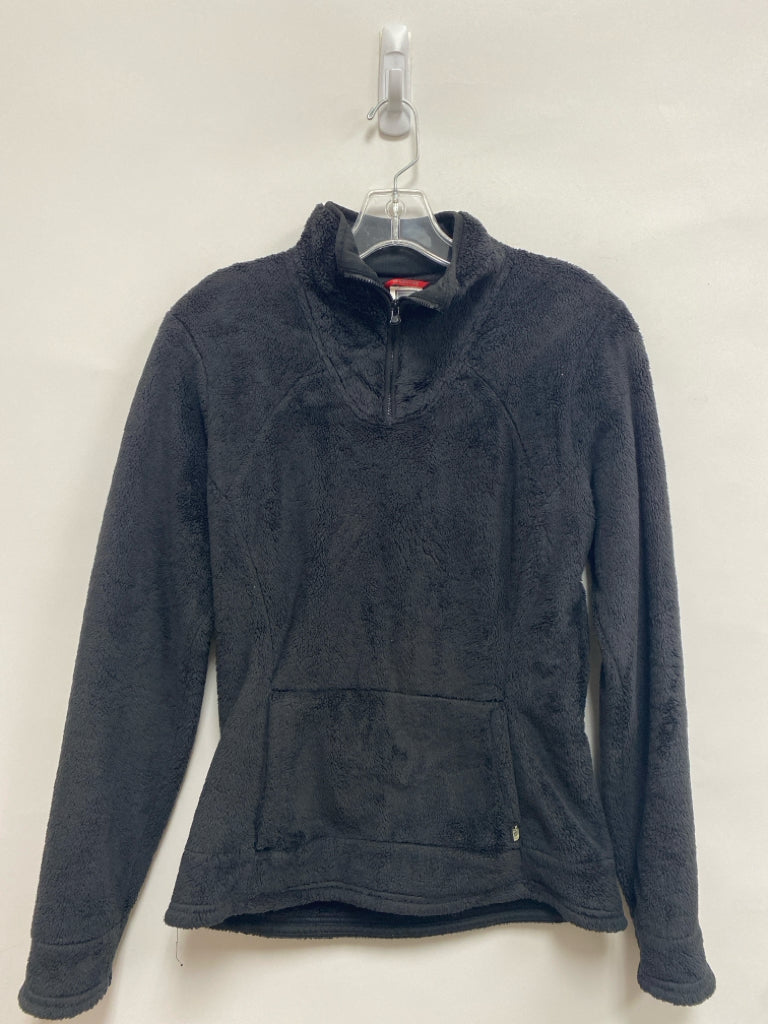 North Face Size S Black Fuzzy Ladies Pullover