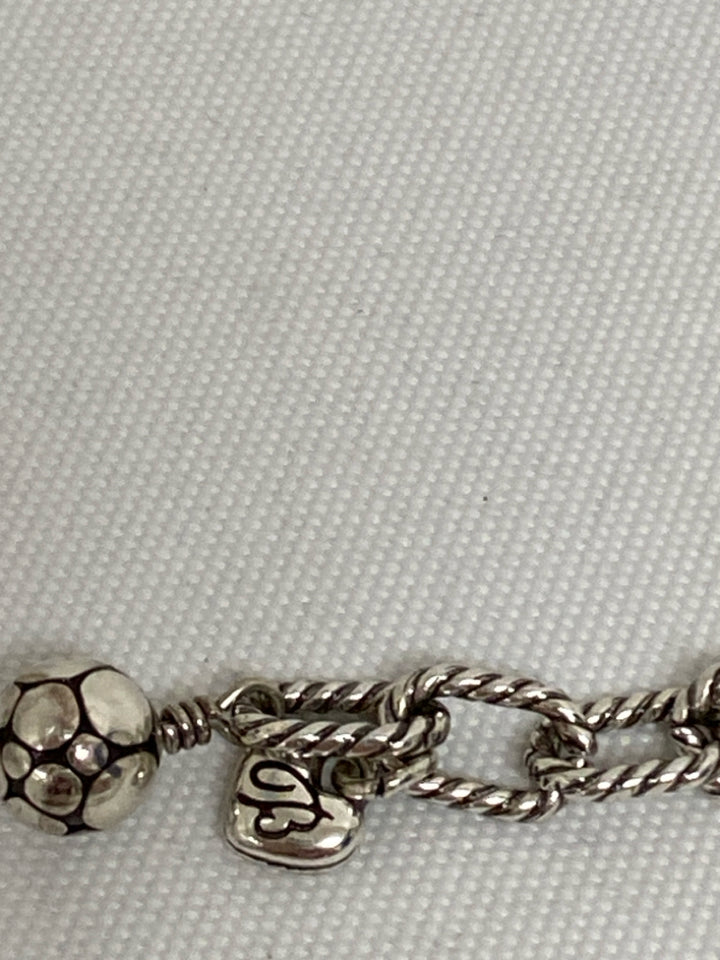 Brighton Silver Color Hammered Bracelet
