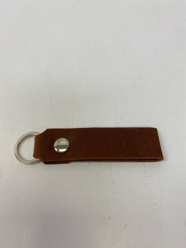 Old Town Leather Brown Keychain