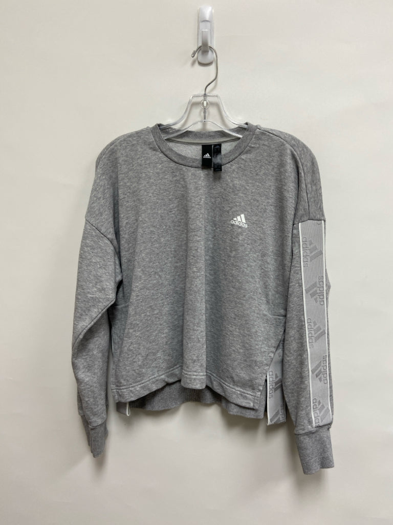 Adidas Size M Gray Ladies Sweatshirt