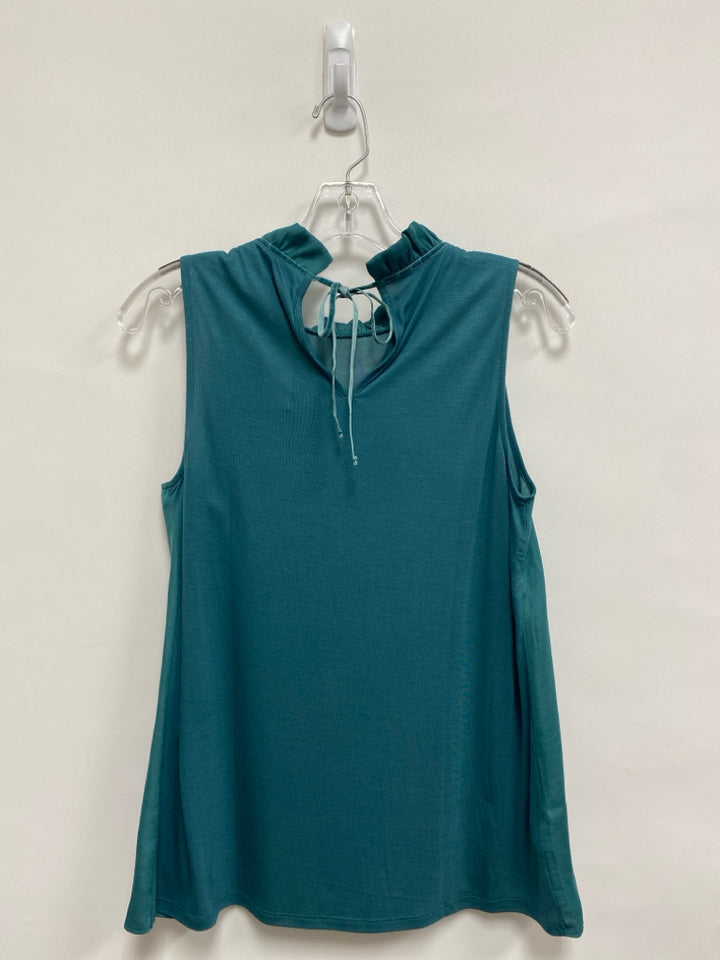 NWT LOFT Size XS Dark Aqua Sleeveless Ladies Top