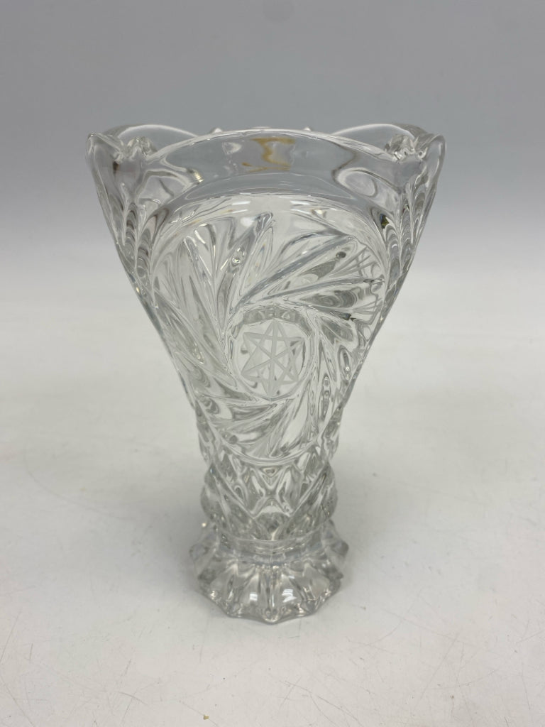 Clear Crystal Vase