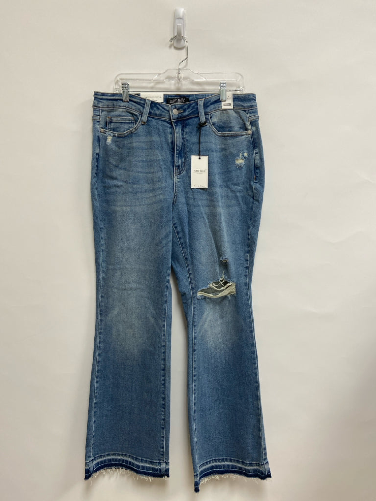 NWT Judy Blue Size 16W Faded Blue Distressed Plus Size Jeans