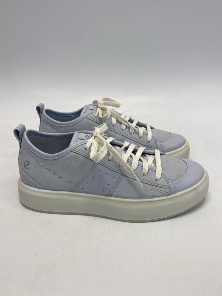Ecco EU Shoe Size 38 Powder Blue Lace-up Sneakers
