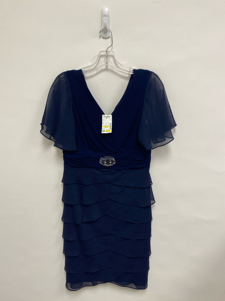 NWT Jessica Howard Size 8 Navy Beaded Ladies Dress