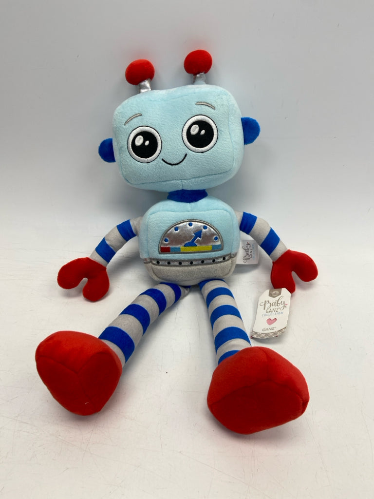NWT Blue Red/Gray Stuffed Animal