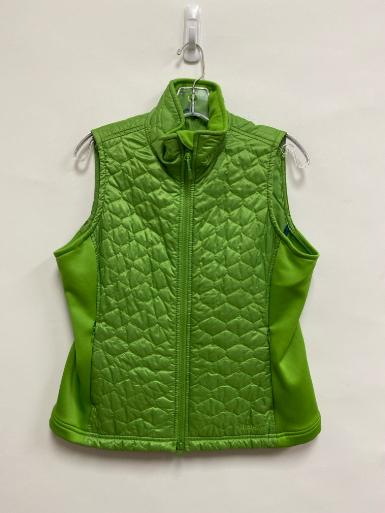 L L Bean Size M Green Ladies Vest