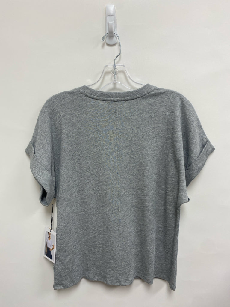 NWT NATION LTD Size S Gray Heather V Neck Ladies Top