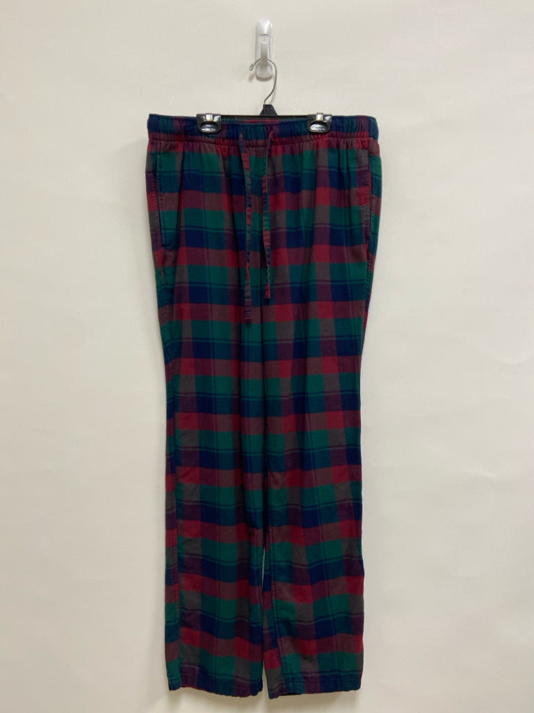 J Crew Size M Navy Red/Green Plaid Ladies Pajama Pant
