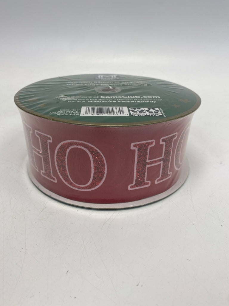 NEW Red Glitter Christmas