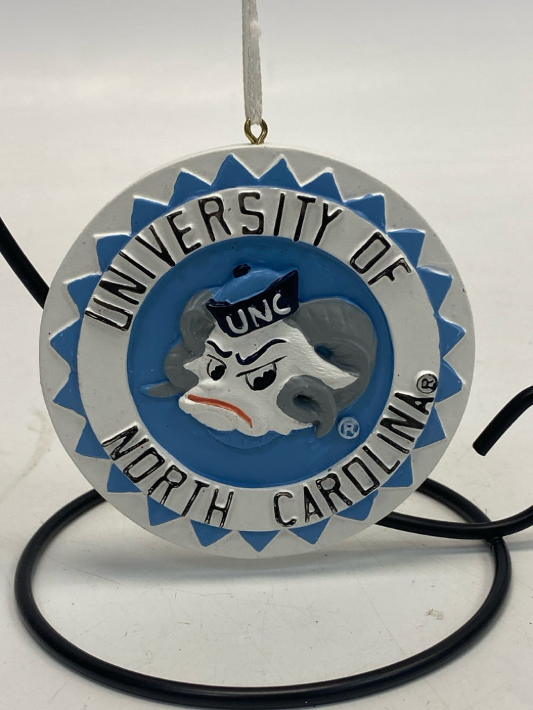 White Blue UNC Ornaments