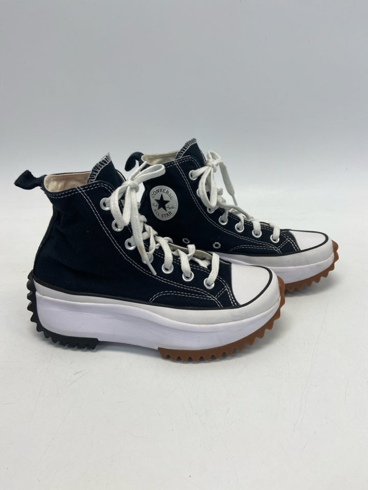 NWOT Converse  Size 5.5 Black White Lace-up Sneakers