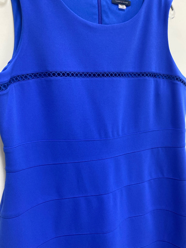 Tommy Hilfiger  SIZE  16 Royal Blue Sleeveless Plus Size Dress