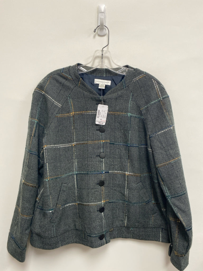 NWT Christopher/Banks Size M Gray Black/Multi Ladies Jacket