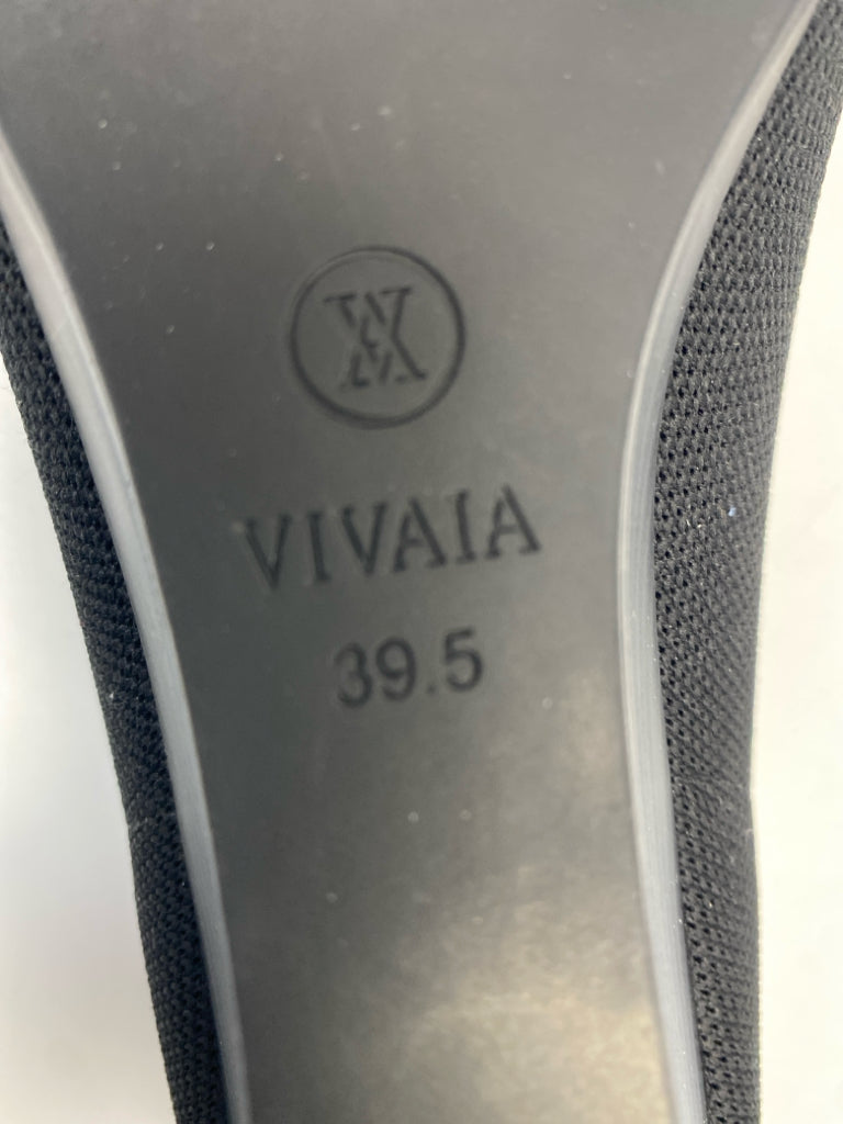 Vivaia EU Shoe Size 39.5 Black Fabric Heels