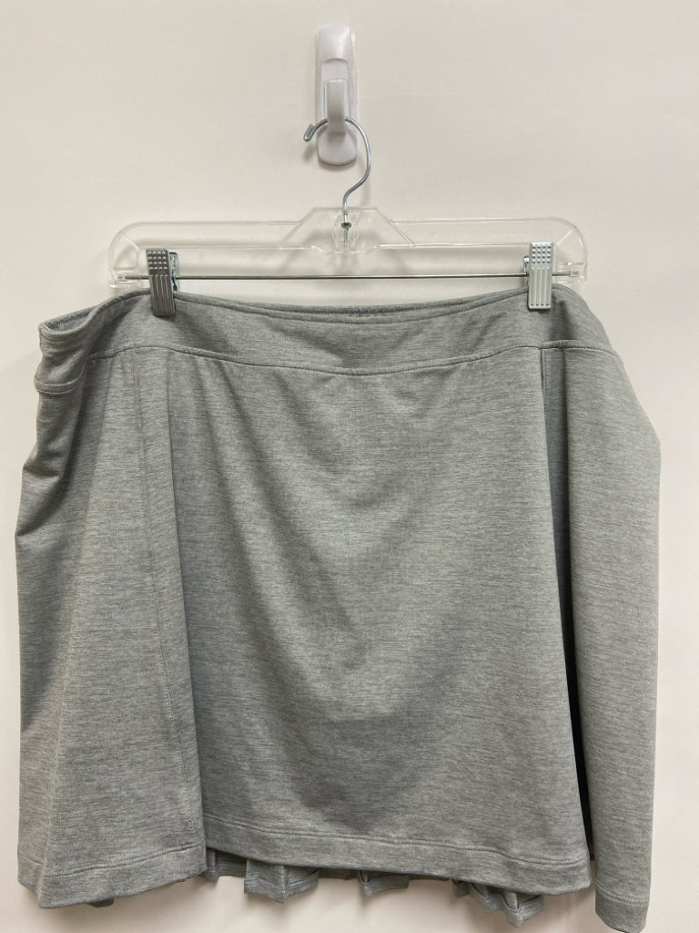 NWT Slazenger  SIZE  XXL Pale Gray Plus Size Athletic Skort