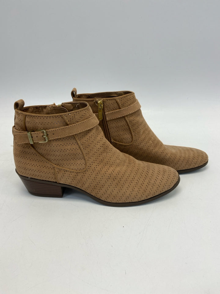 Sam Edelman  Size 9.5 Brown Perforated Suede Boots