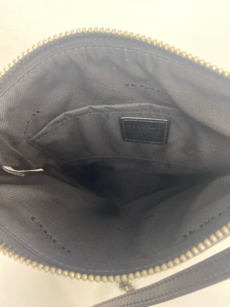 Coach Dark Gray Black Signature Crossbody