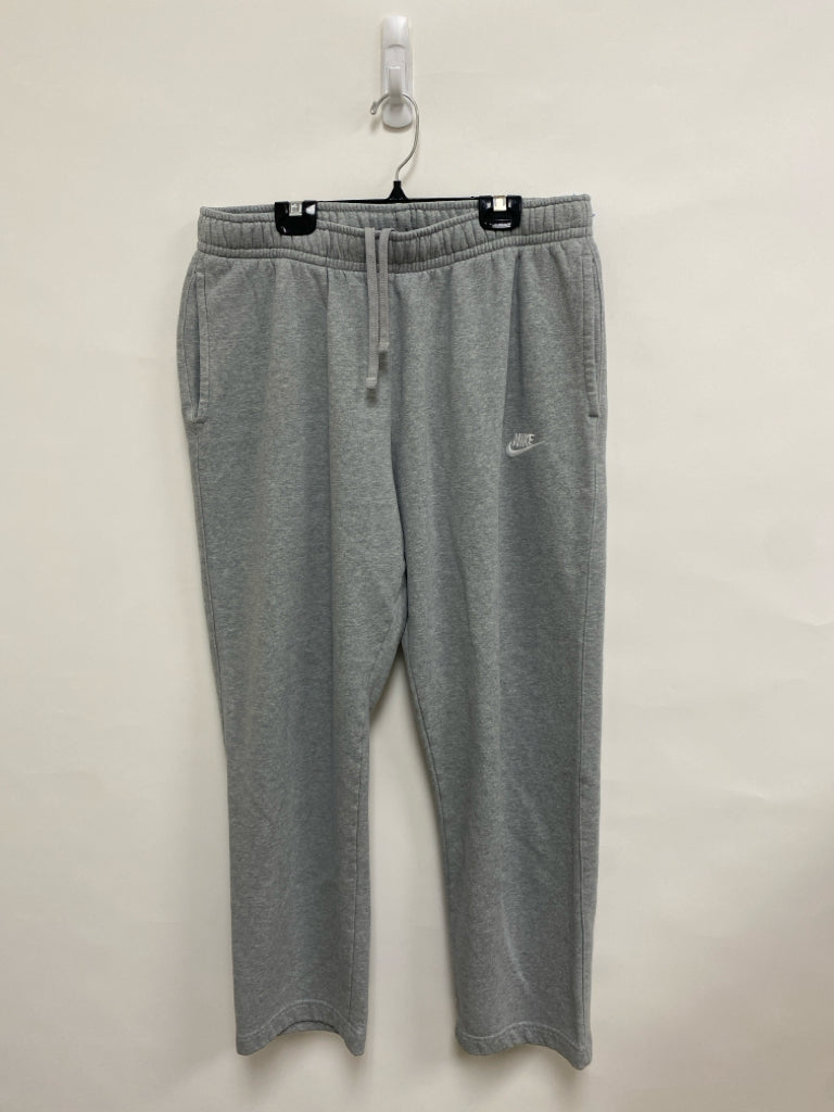 Nike Size L Gray Athletic Sweatpants