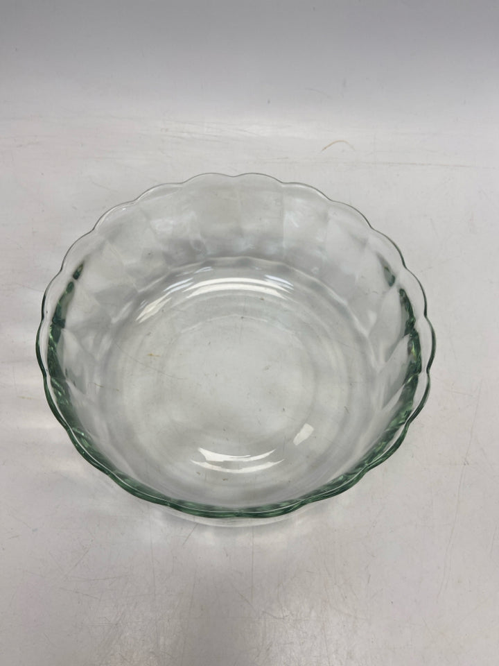 Clear Scalloped Glass Bowl(s)