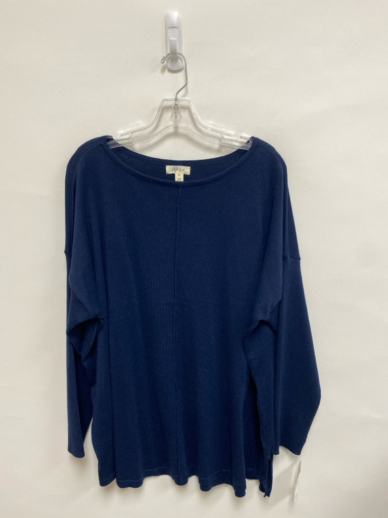 NWT Style &amp; Co. Size 2X Navy Plus Size Sweater