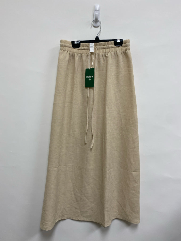 NWT HALARA Size S Beige Maxi Ladies Skirt