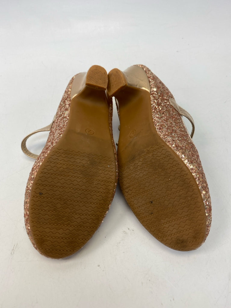 SIZE 2 Rose Gold Glitter Girl&
