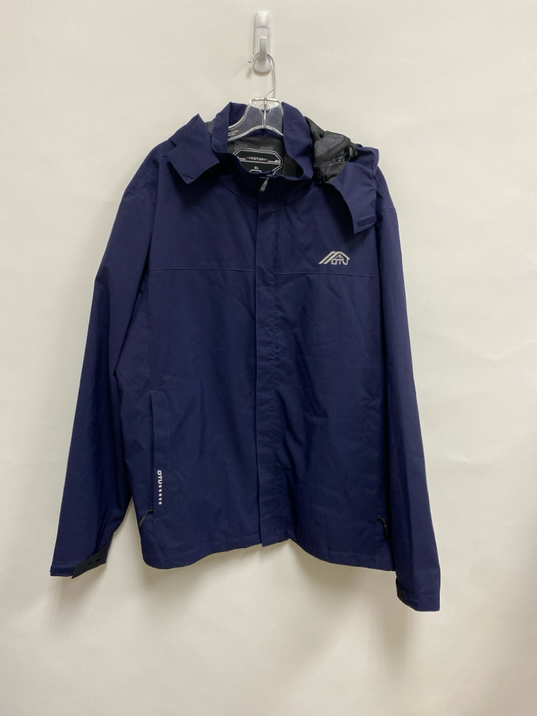 Size XL Navy Hooded Men&