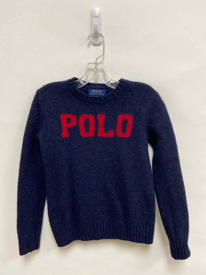 Polo SIZE 10/12 Navy Red Signature Boy&