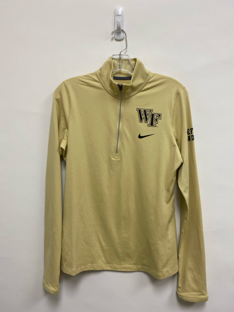 Nike Size M Yellow Black Wake Forest Ladies Pullover