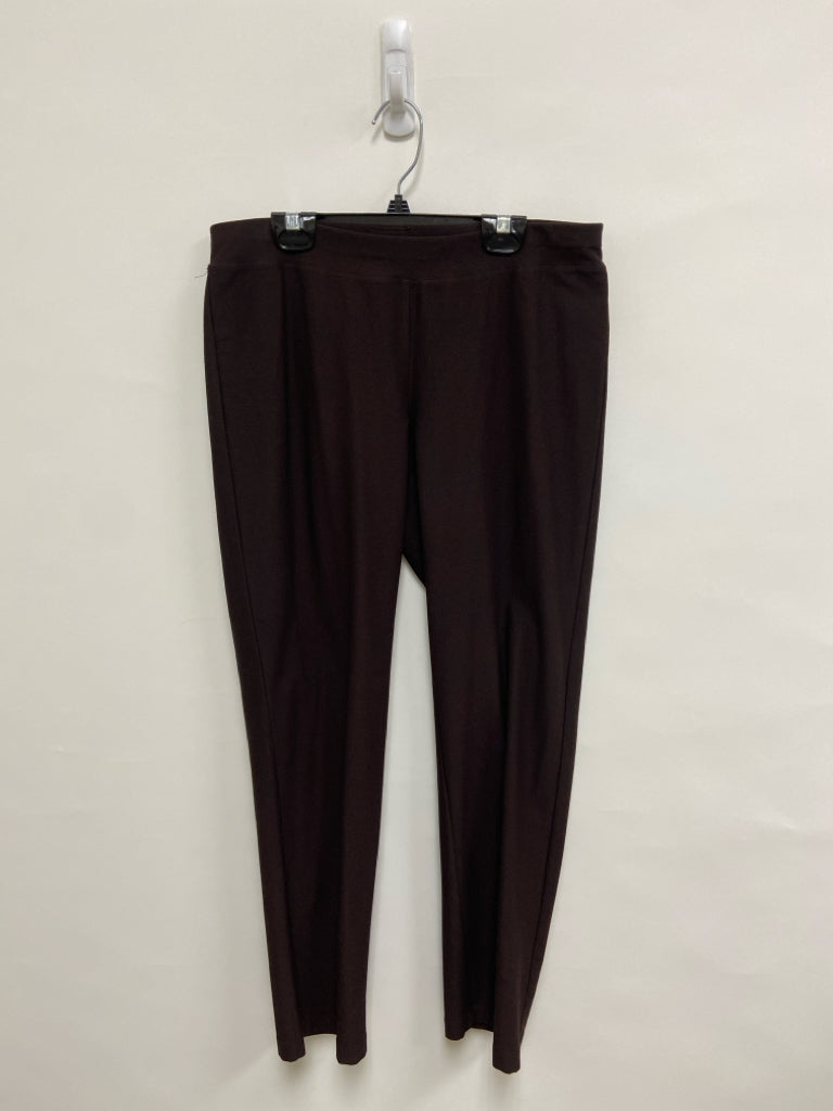Eileen Fisher Size S Espresso Pull-on Ladies Pants