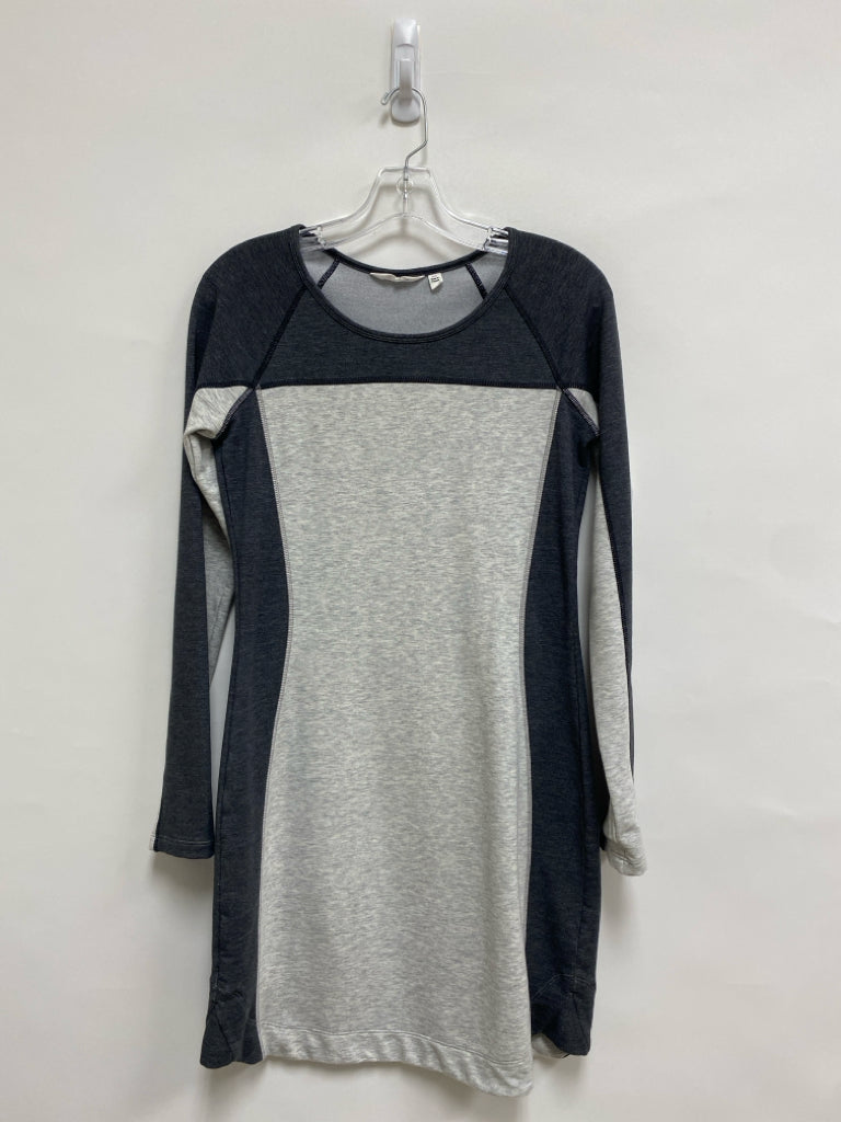 Athleta Size XS Charcoal Gray Mottled Long Sleeve Ladies Dress