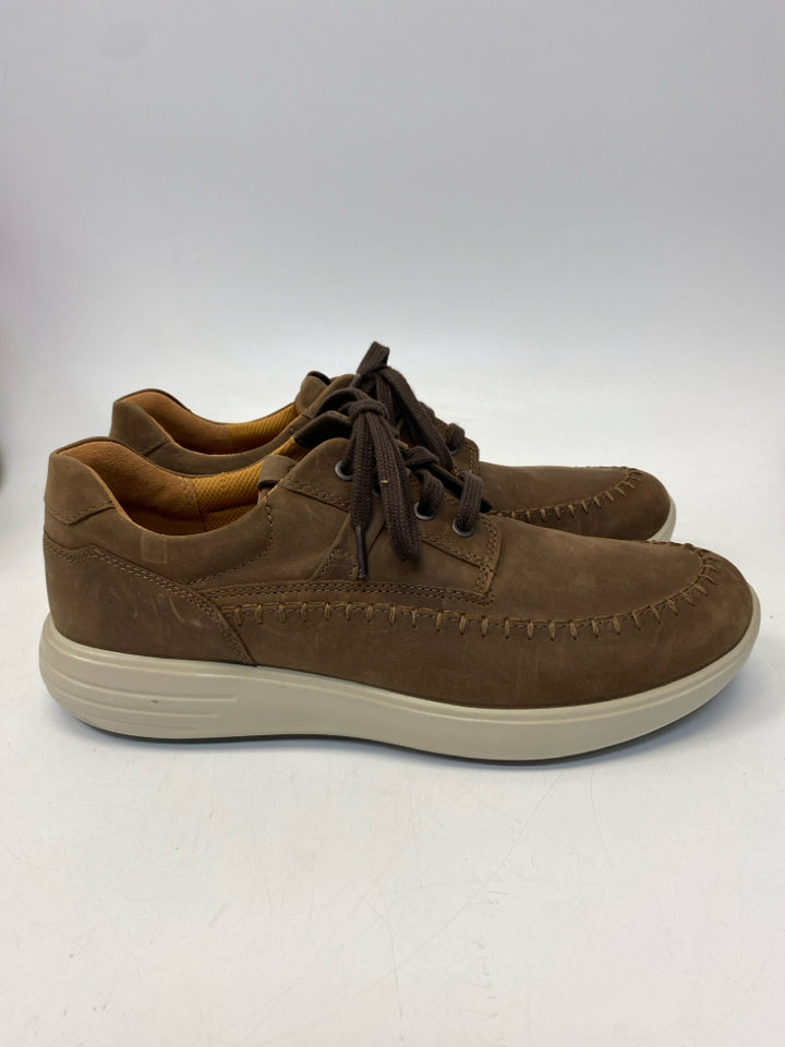 Ecco Size 43 Brown Lace-Up Men&