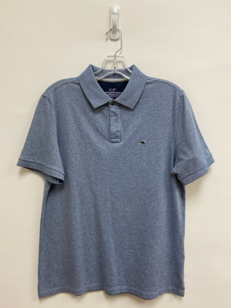 Vineyard Vines Size S Blue Heather Polo Men&