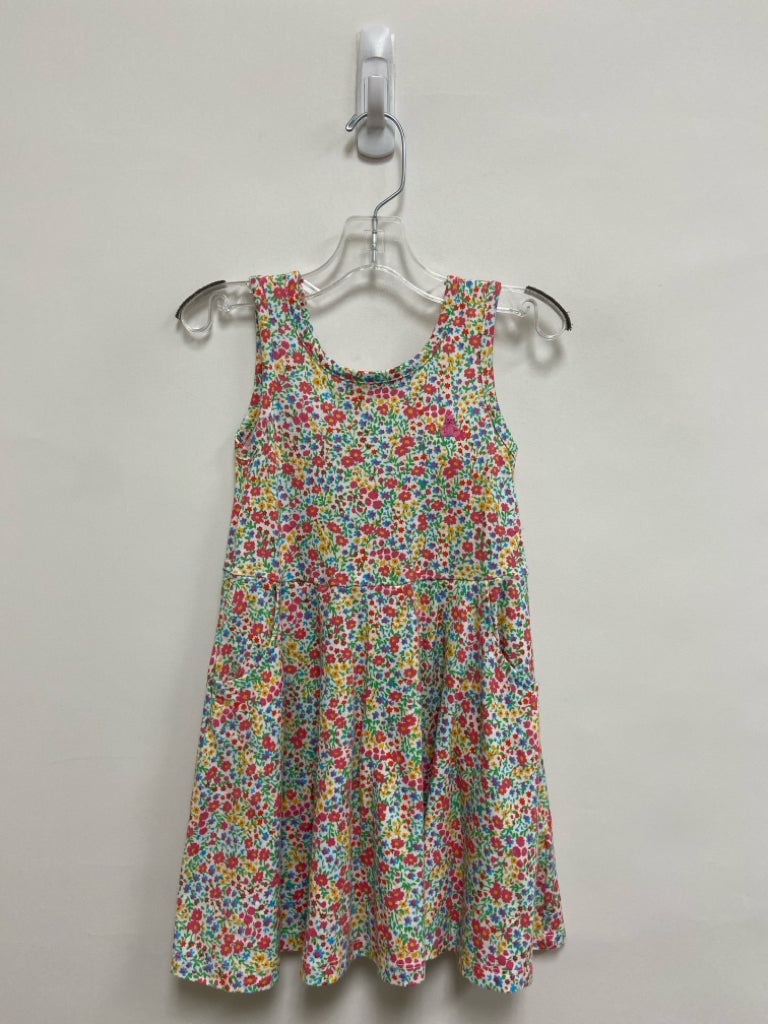 Baby Gap SIZE 3 White/Green Pink/Multi Flowers Sleeveless Girl&