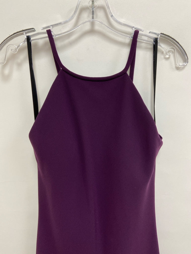 Calvin Klein Size 8 Dark Purple Sleeveless Ladies Dress