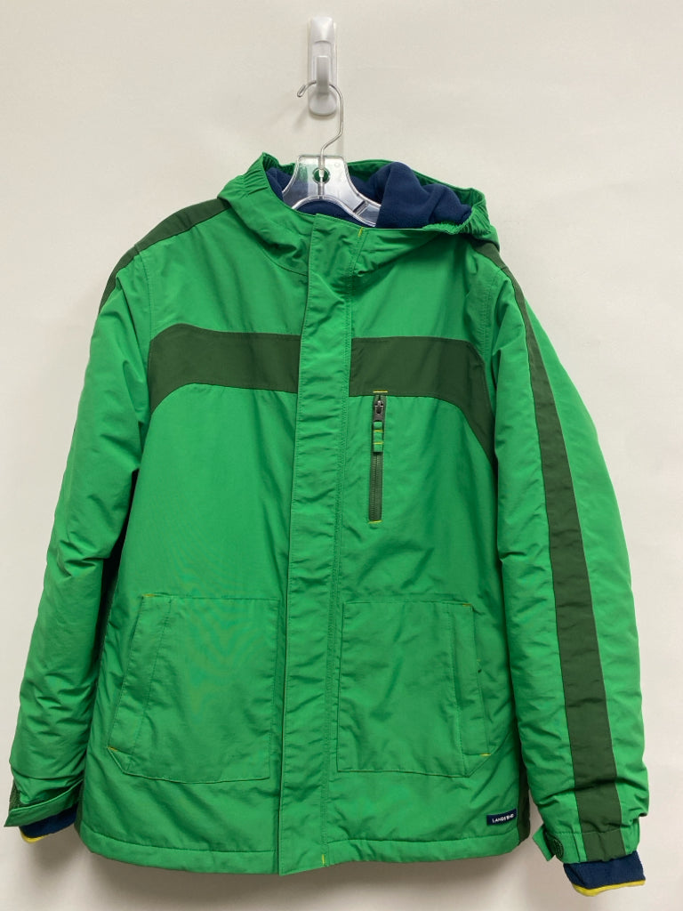 Lands End SIZE 14/16 Kelly Green Olive Green Boy&