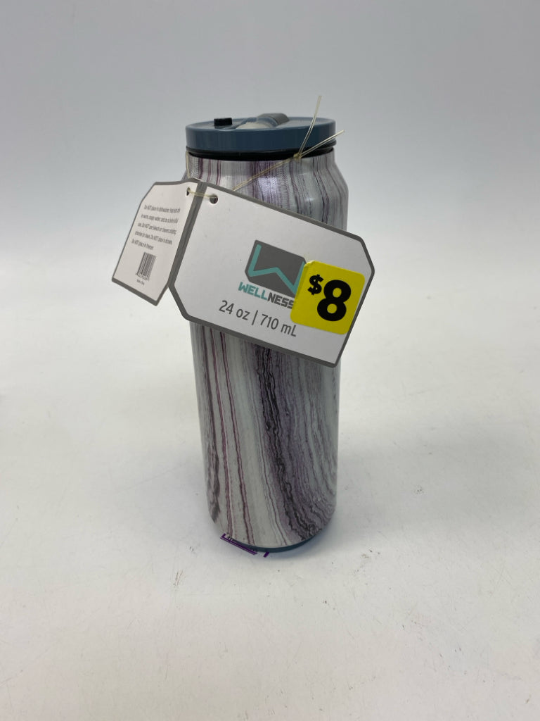 NWT Gray Purple Tumbler