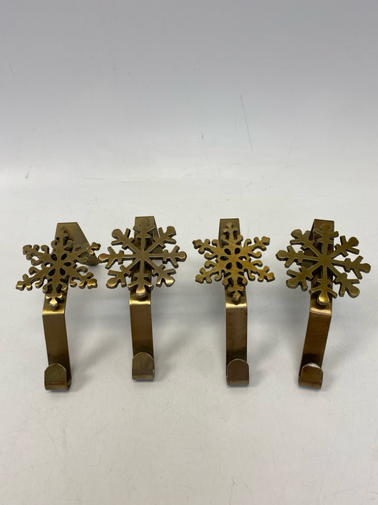 Gold Snowflakes Christmas