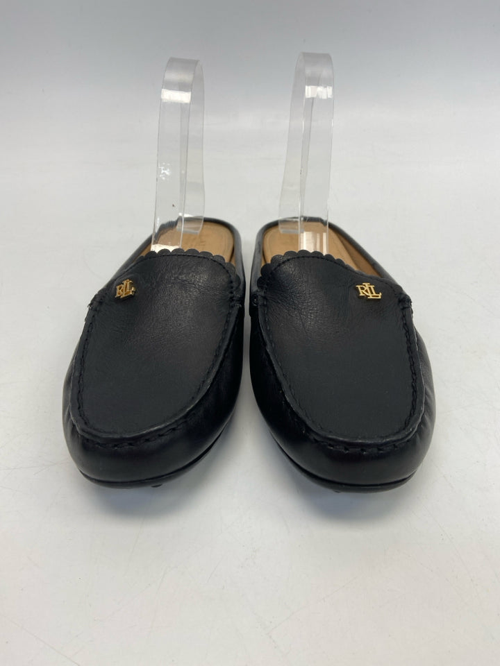 NWOT Ralph Lauren  Size 8 Black Mules