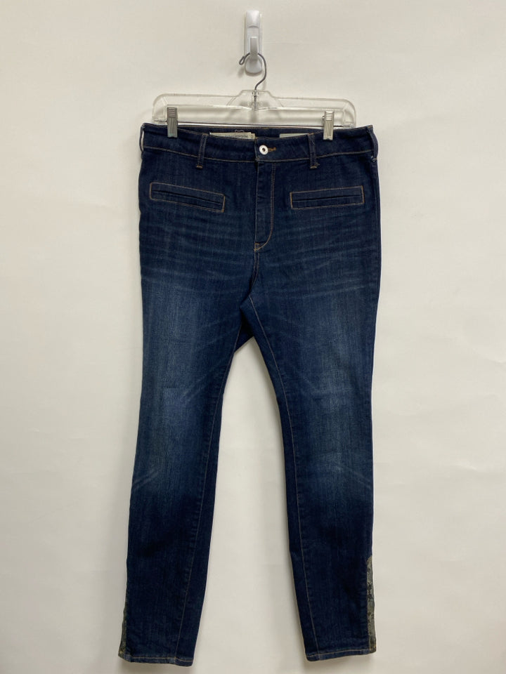 Pilcro and the Letterpress Size 30 Dark Blue Ladies Jeans