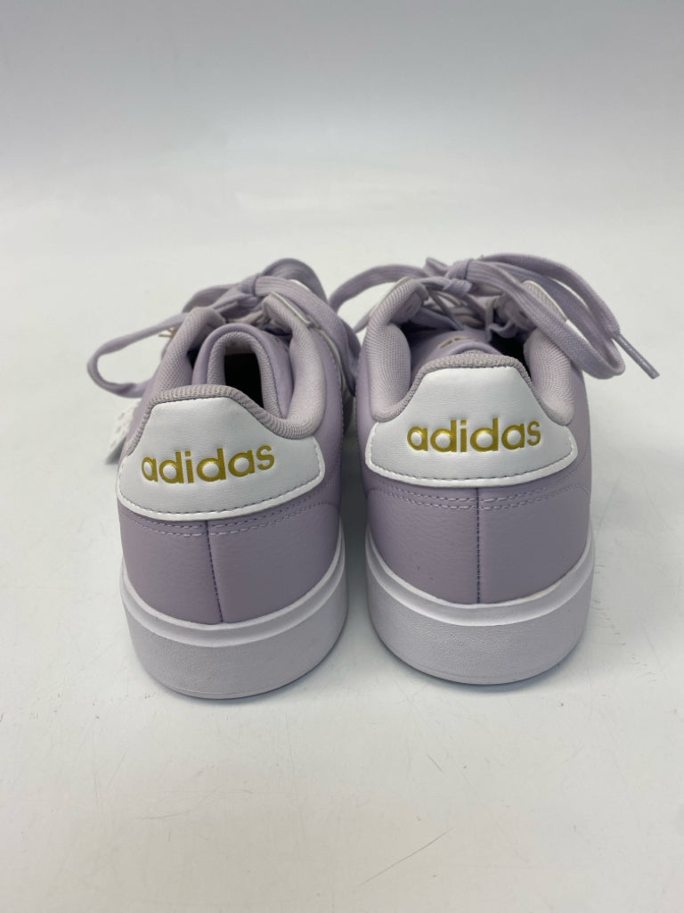 NWT Adidas  Size 8.5 Lavender White Lace-up Sneakers