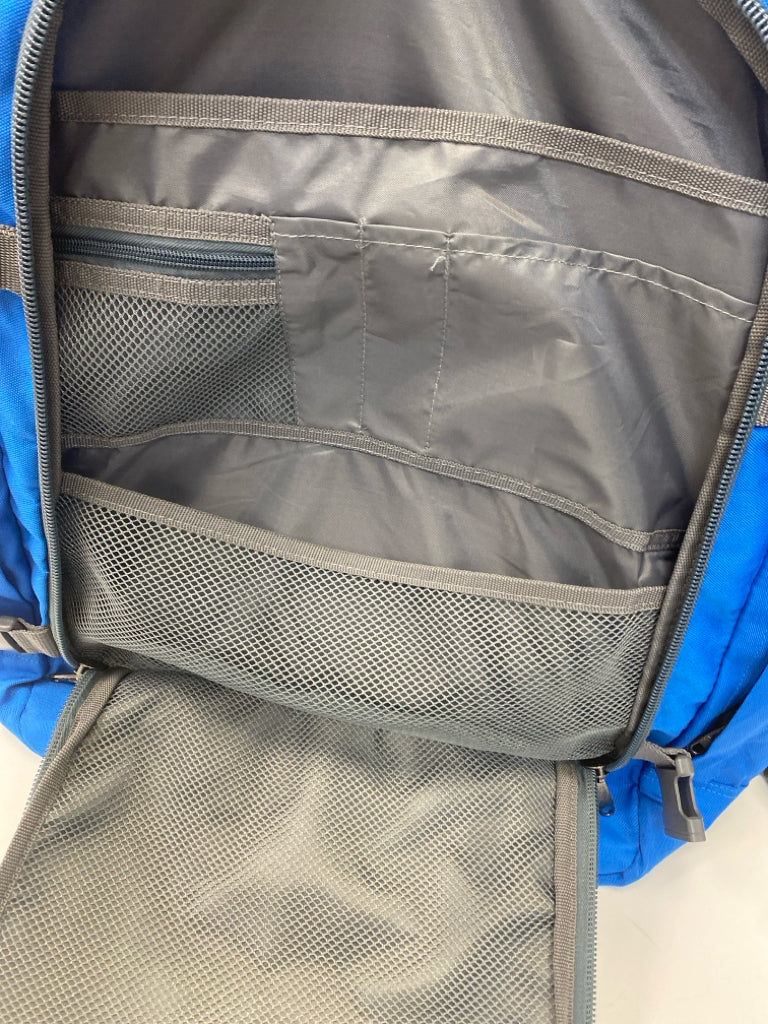Royal Blue Gray Backpack