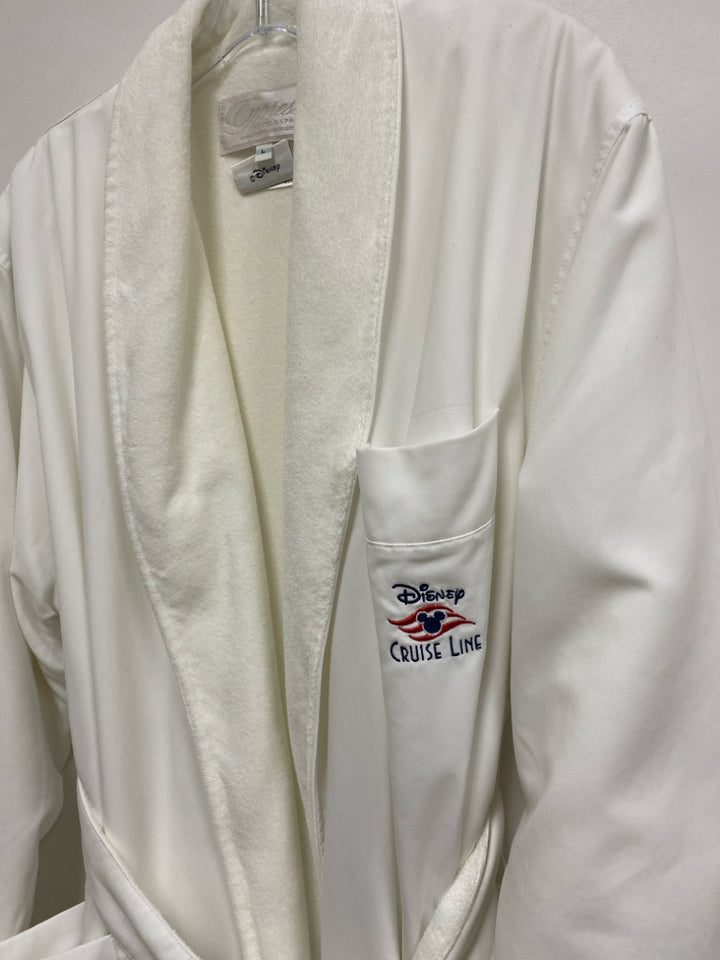 Disney Size L White Ladies Robe